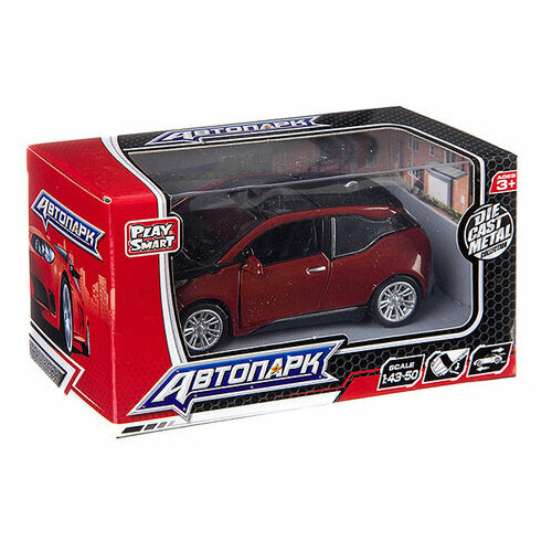 Автопарк Модель машины BMW 13 металл, инерционная 1:42 6531WC с 3 лет