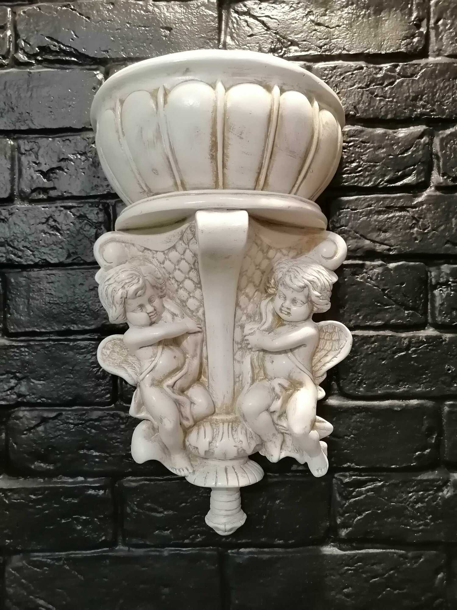 фото Полка настенная "Ангелочки" ZlatDecor, украшение настенное, декор для дома, оформление интерьера.