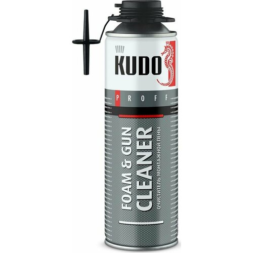 Кудо Профф очиститель монтажной пены (0,65л) / KUDO Proff Foam&Gun Cleaner очиститель монтажной пены (0,65л) комплект 30 штук очиститель монтажной пены kudo foam