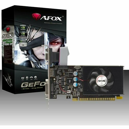Видеокарта AFOX PCIE16 GT730 1GB DDR3 AF730-1024D3L7-V1 AFOX 567000₽