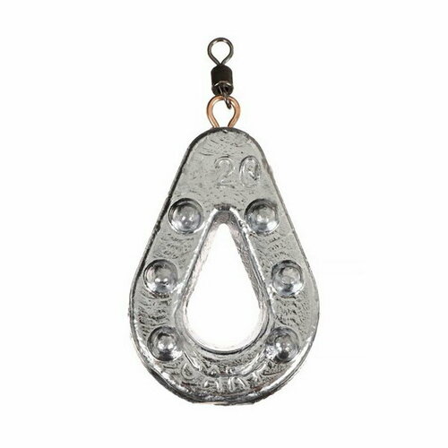 фото Груз капля карп ухо + вертлюг 120 г, 5 шт. yugana