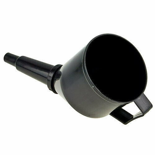 Воронка VR-2 полипропиленовая со съемным носиком-лейкой и сетчатым фильтром D-120мм, длина 260мм сим-пласт