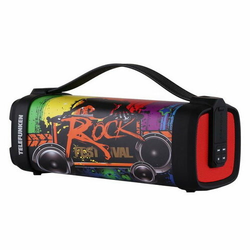 Портативная колонка TF-PS1241B 12Вт 1500мАч FM BT microSD IPХ4 AUX принт 2 432900₽