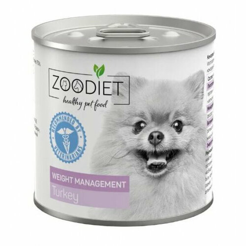 Четвероногий Гурман Zoodiet Weight Management Консервы для собак, склонных к набору веса с Индейкой 3 шт. 240 гр x 3 шт.