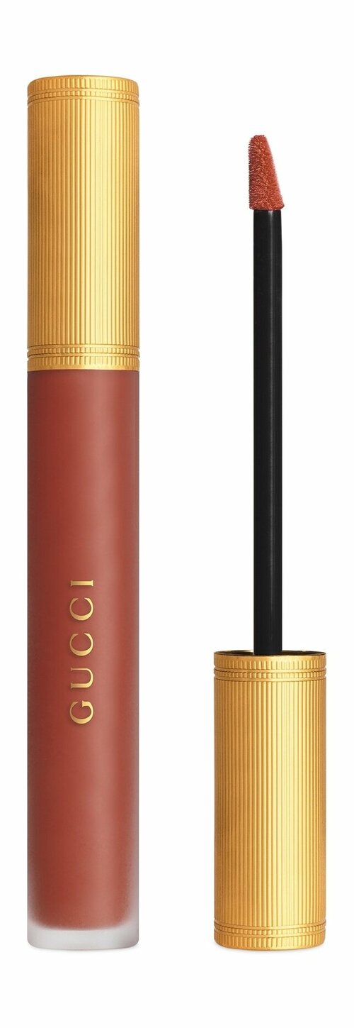 GUCCI Rouge A Levres Liquide Mat Lip Colour Помада жидкая для губ матовая cтойкая, 6,5 мл, 505