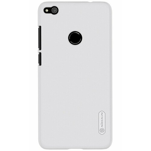 Накладка Nillkin Frosted Shield пластиковая для Huawei Honor 8 Lite (P8 Lite 2017) White (белая) + пленка