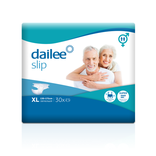 Dailee Slip / Дейли Слип - подгузники для взрослых, XL, 30 шт.