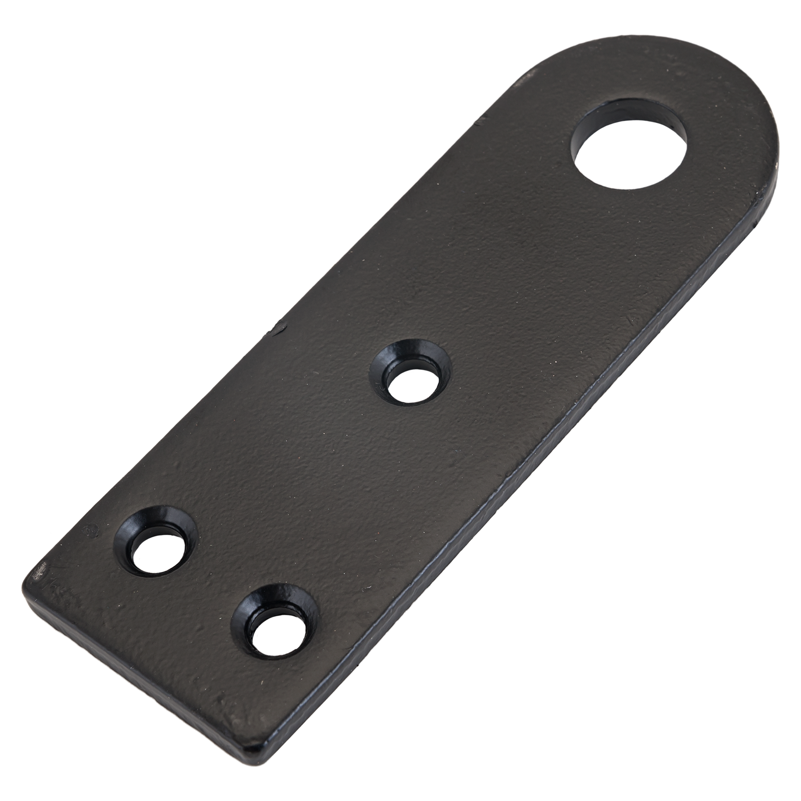 фото Домарт Проушина усиленная прямая 120*40 (толщ. 5мм) черный d 15мм (50) zm_9928