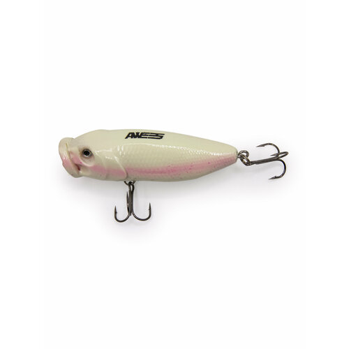 фото Воблер для рыбалки awees cl009 70 мм/ вес -9 g/ цвет 1 /поппер плавающий/ снасть для спиннинга /приманка для спиннинга