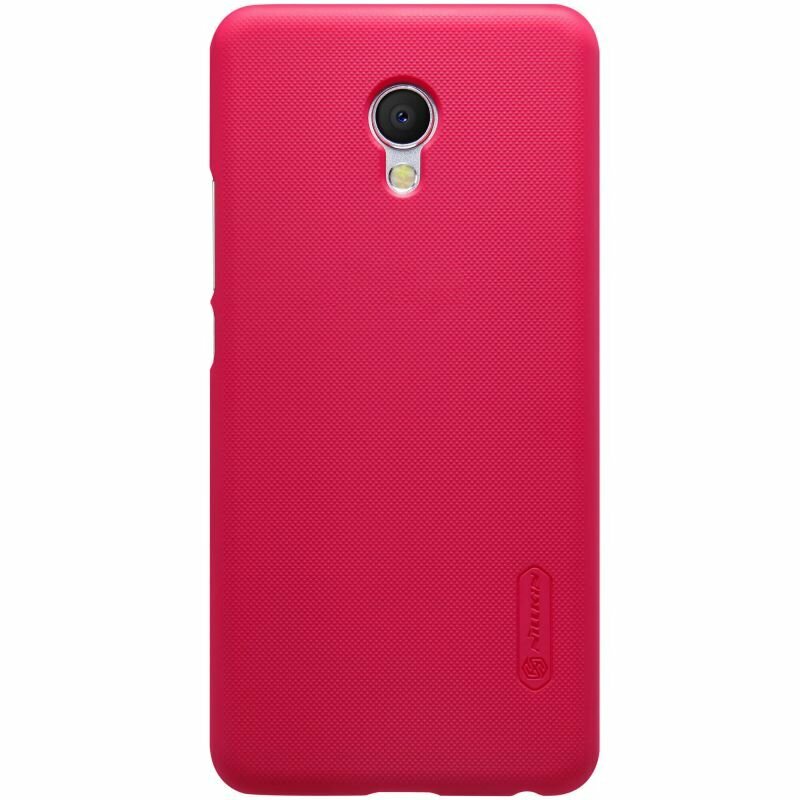 Накладка Nillkin Frosted Shield пластиковая для Meizu MX6 Red (красная) + пленка