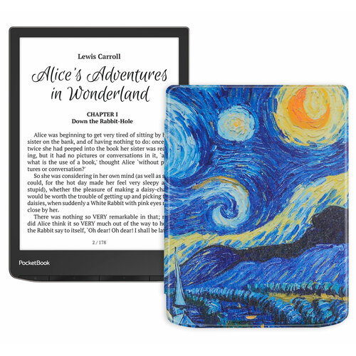 Электронная книга PocketBook 743G InkPad 4 с обложкой Van Gogh