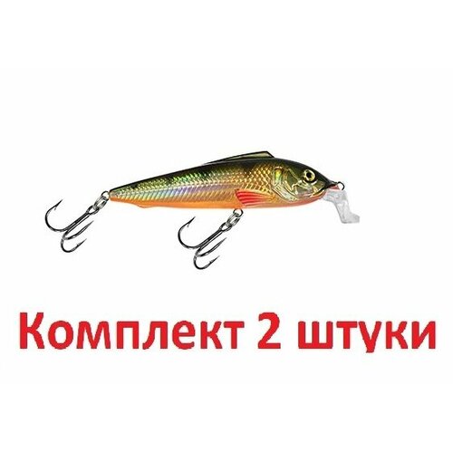 фото Воблер aqua копейка sr 75mm, цвет 048g (золотой окунь), 2 штуки