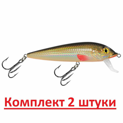 фото Воблер aqua m-1 (new) 75mm, цвет 018 (карась), 2 штуки