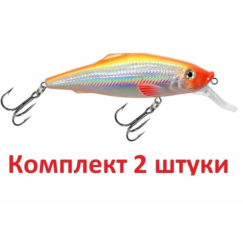 фото Воблер aqua burnash 067mm, цвет 029 (оранжевая спинка), 2 штуки