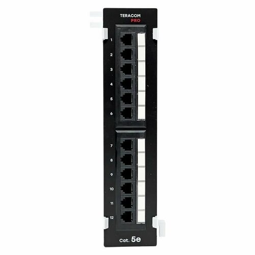 Патч-панель настенная кат5E UTP неэкранир 12 портов RJ45 Dual IDC TERACOM PRO EKF TRP-WPP-5EUTP-12 2200₽