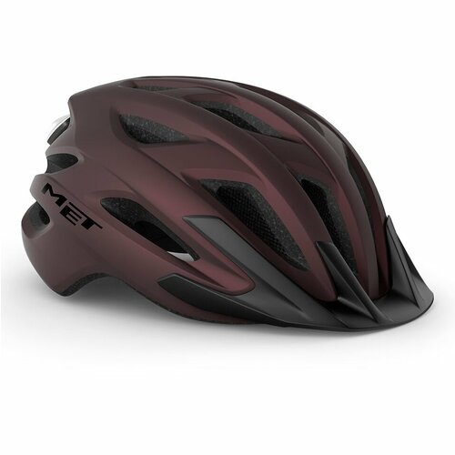 фото Велошлем met crossover helmet (3hm149ce) 2024, цвет бургундия, размер шлема m (52-59 см)
