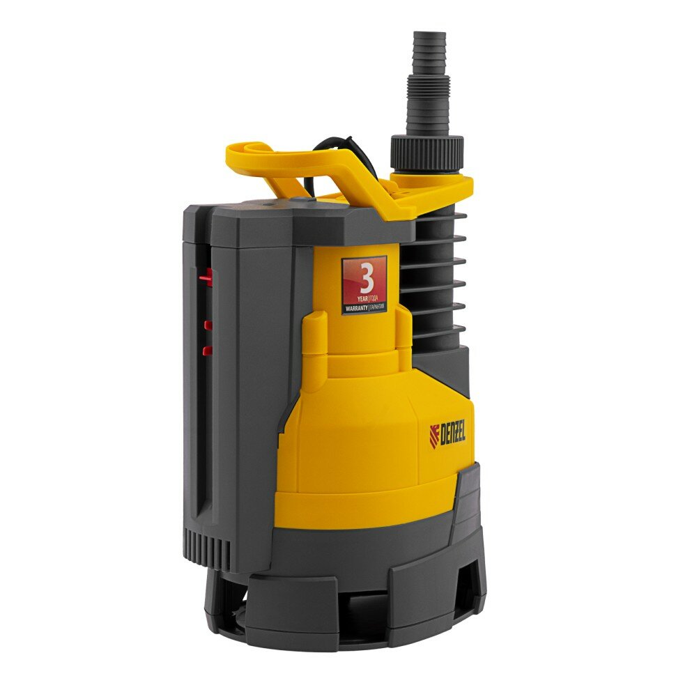 DENZEL Дренажный насос DPХ450 450 Вт подъем 5 м 9000 л/ч// Denzel ( 97325 )