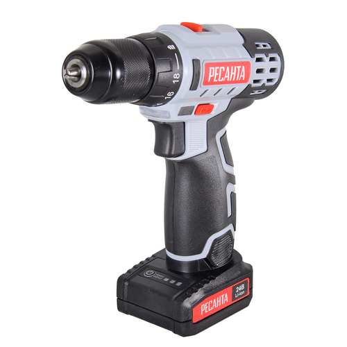 Шуруповерт аккумуляторный Ресанта ДА-24-2ЛК 859000₽