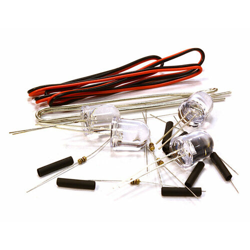 Комплект подсветки 10мм LED DIY (желтый) Integy C26332YELLOW