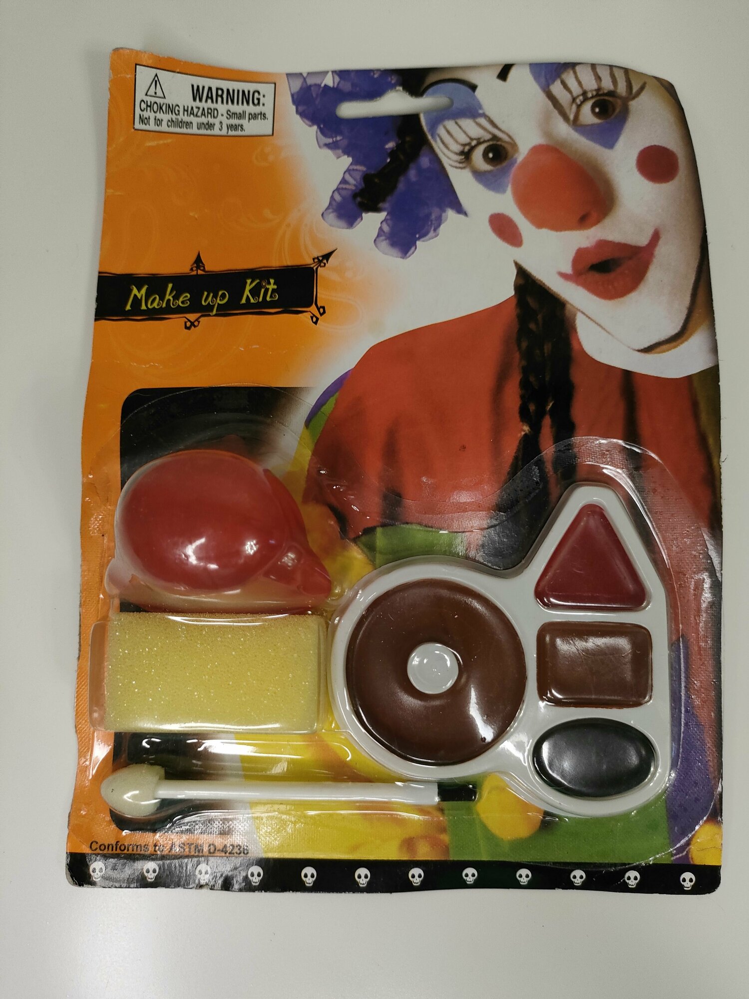 Аквагрим "Клоун с носом"