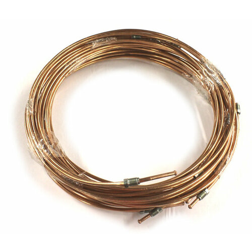 Трубка тормозная (медная) 2800мм, штуцер М10x1