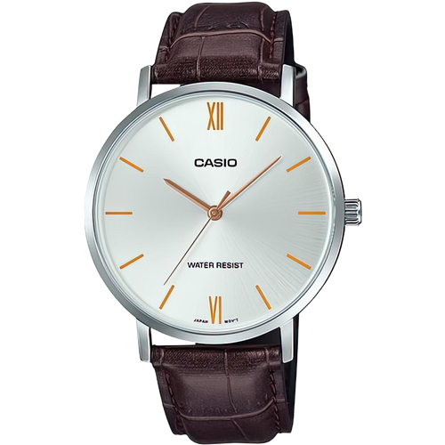 Наручные часы CASIO, серебряный, желтый