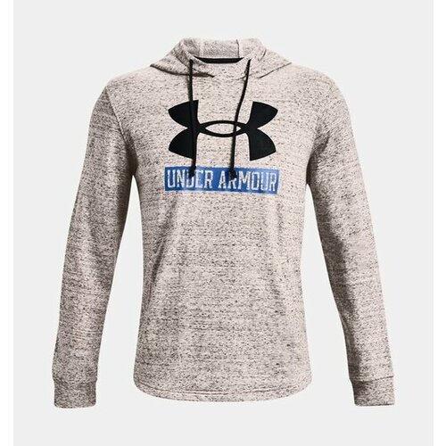 Толстовка спортивная Under Armour, размер M, серый лонгслив under armour rival logo hoodie дети 1366399 035 ymd