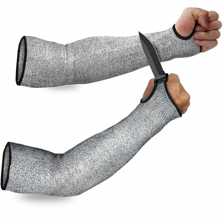 Защитные рукава перчатки от порезов строительные 40 см