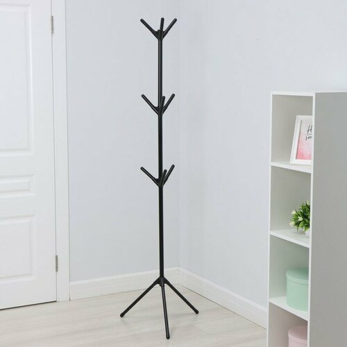 Вешалка напольная 170 см цвет чёрный 2632₽