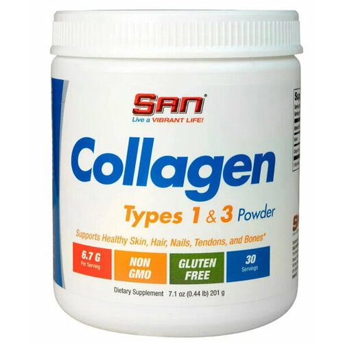 Collagen Types 1&3 Powder SAN (Нейтральный) doctor s best collagen types 1