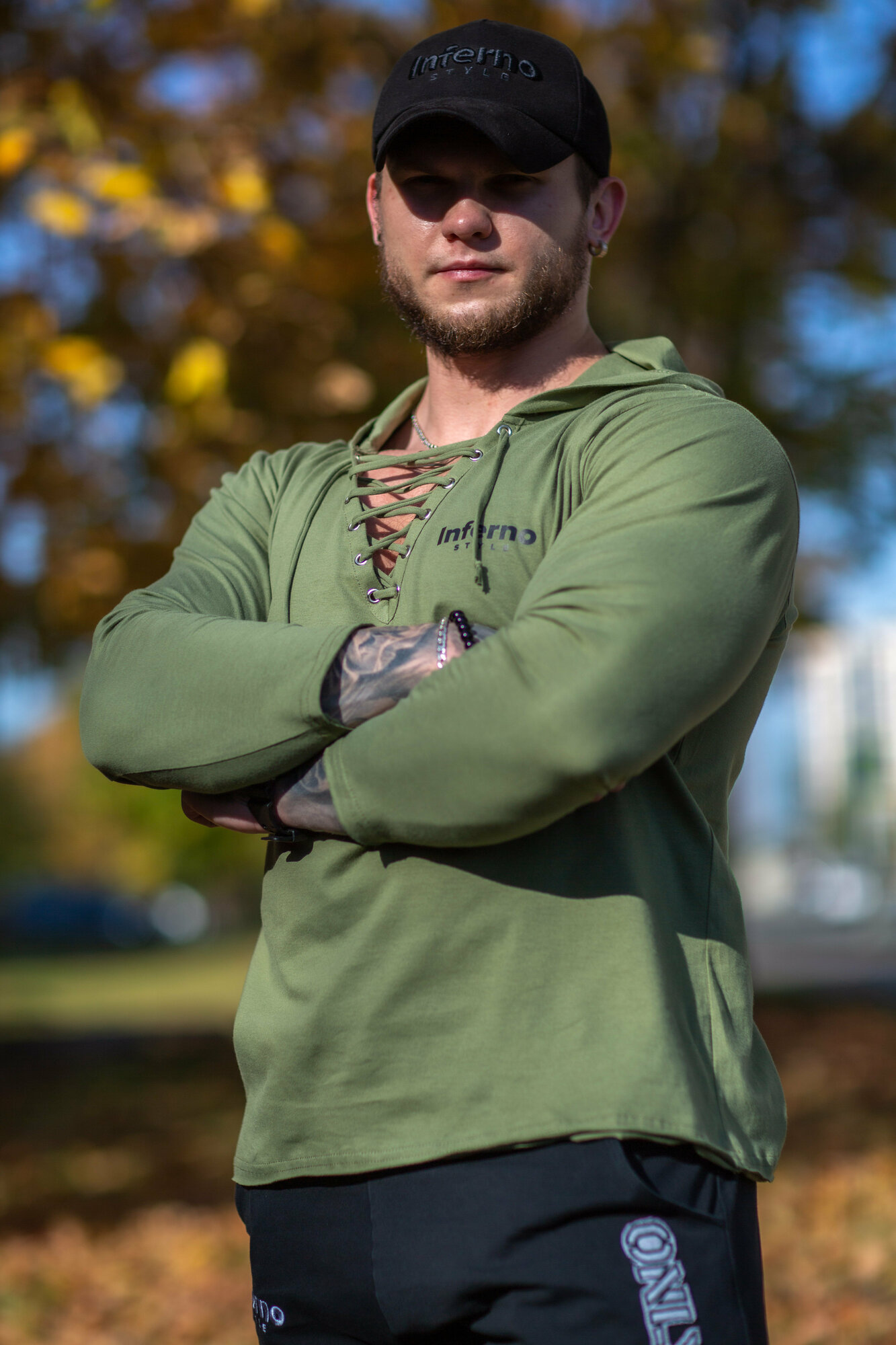 Футболка Inferno Style, размер 2XL, хаки — фото 1