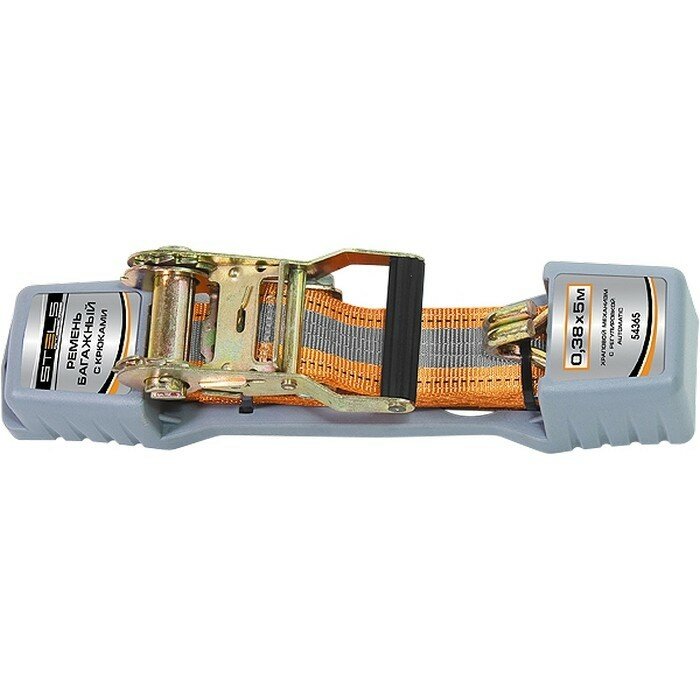STELS Ремень багажный с крюками, 0,038 х 5 м, храповой механизм Automatic Stels, ( 54365 )