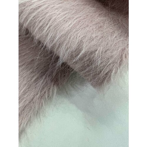 Ткань пальтовая, розовая альпака 100%, ш-155 см, отрез 1м. розовая плюшевая альпака единорог