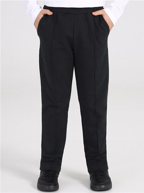 Школьные брюки Апрель, размер 64-128, черный