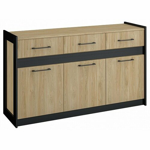 Тумба Стенли МН-037-15 Цвет корпуса дуб прованс черный Цвет фасада дуб прованс 30248₽