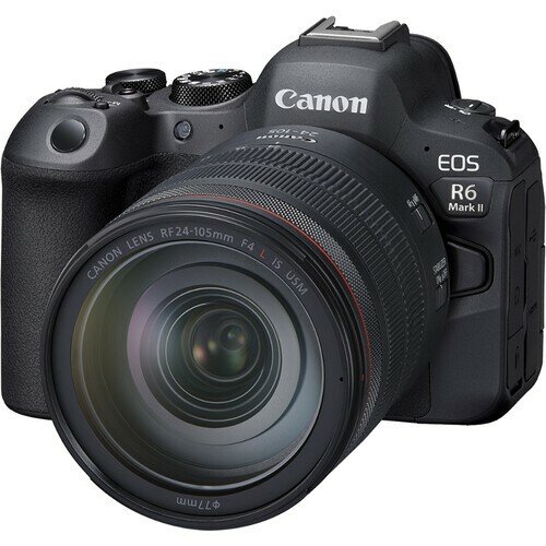 Фотоаппарат Canon EOS R6 Mark II Kit RF 24-105mm F4L IS USM, черный