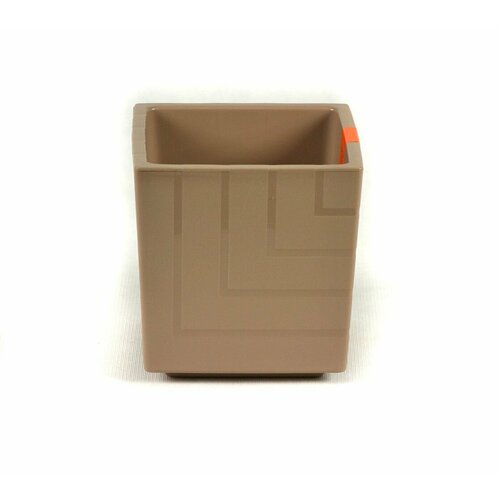 Кашпо Квадро Фраппе с вкладкой 1,2л / d11,5см / h12см