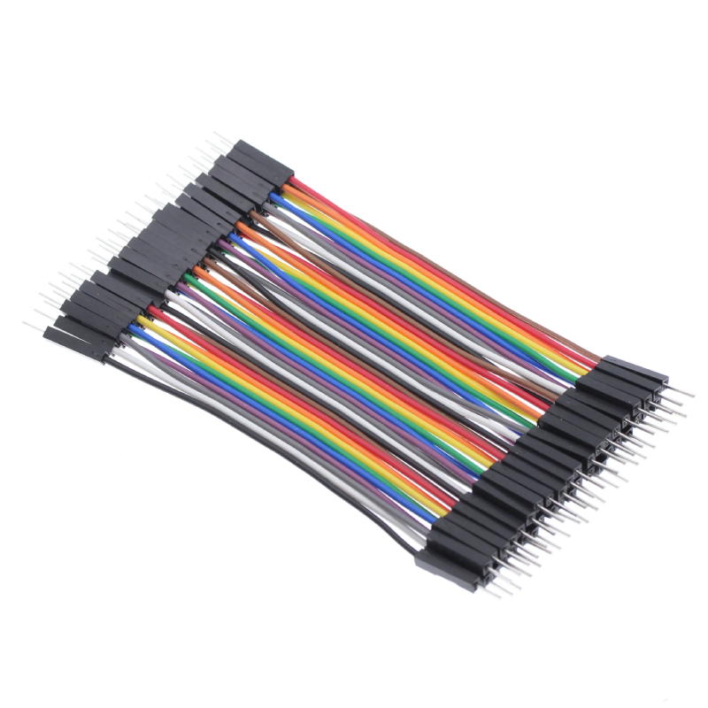 Провода-перемычки Dupont 10 см 3 вида по 40 шт мама-мама, папа-папа, папа-мама для Arduino, STM32, NodeMCU, Raspberry Pi — фото 1