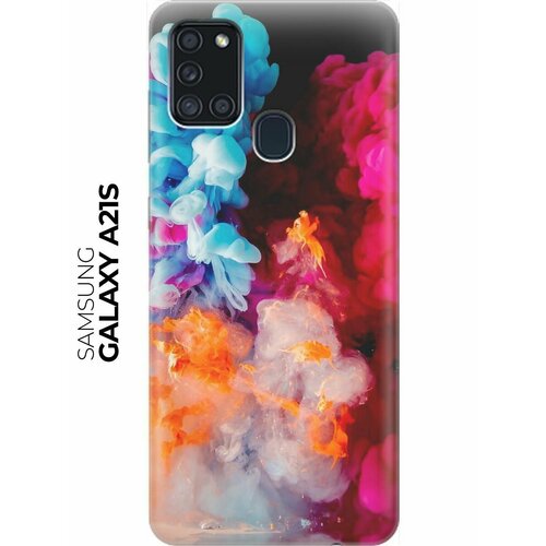 RE: PA Накладка Transparent для Samsung Galaxy A21s с принтом Разноцветный дым re pa накладка transparent для samsung galaxy a6 2018 с принтом разноцветный дым