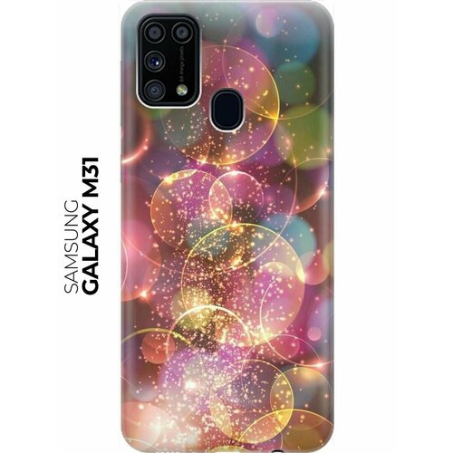 RE: PA Накладка Transparent для Samsung Galaxy M31 с принтом Яркие блики re pa накладка transparent для samsung galaxy a7 2018 с принтом яркие блики