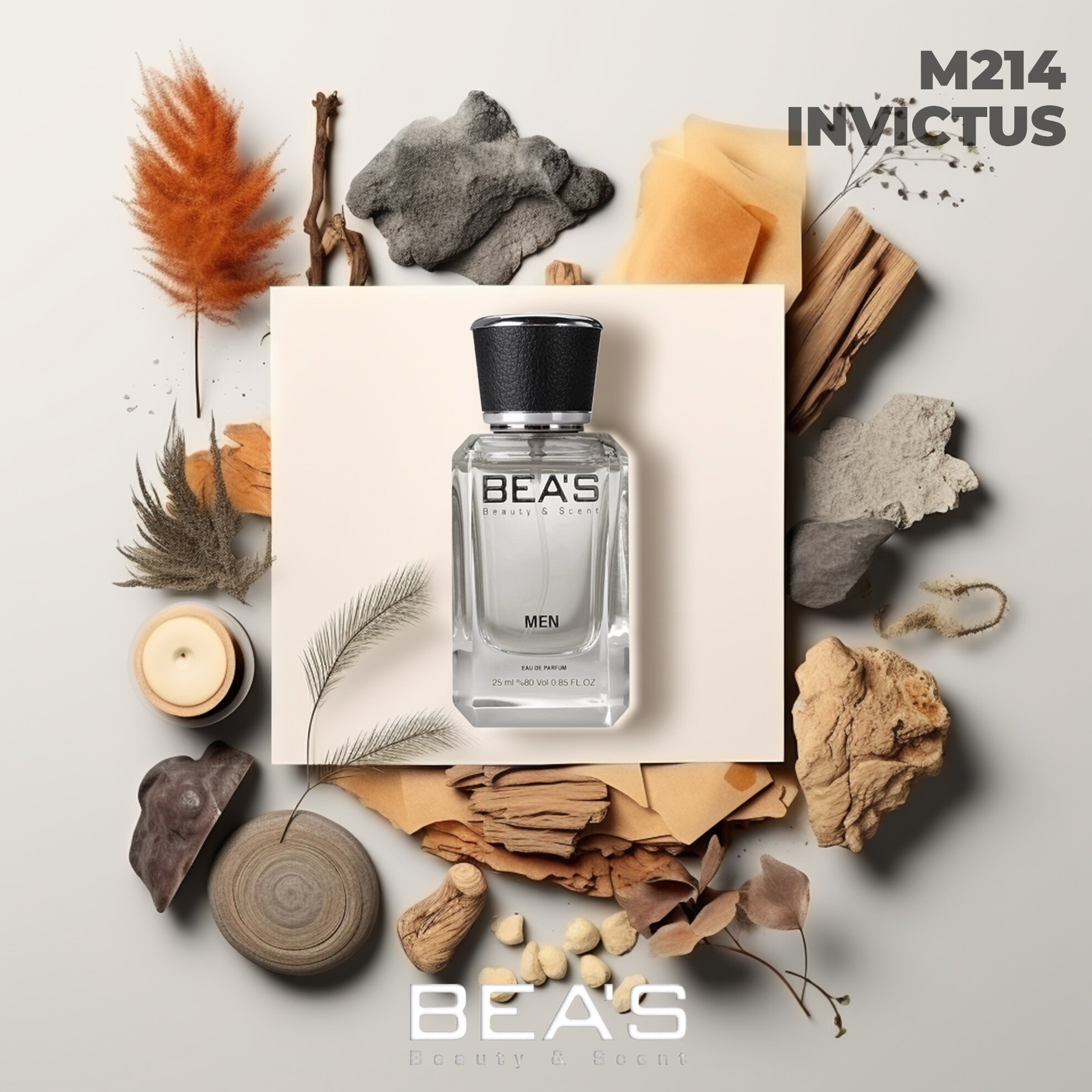 Парфюмерная вода мужская Invictus Инвиктус M214 edp 25 мл