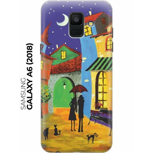 RE: PAЧехол - накладка ArtColor для Samsung Galaxy A6 (2018) с принтом Разноцветный город re paчехол накладка artcolor для samsung galaxy a6 2018 с принтом ловец снов