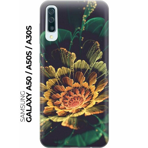 Чехол - накладка ArtColor для Samsung Galaxy A50 / A50s / A30s с принтом Красивый цветок чехол накладка artcolor для samsung galaxy a71 с принтом красивый цветок