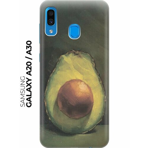 Чехол - накладка ArtColor для Samsung Galaxy A20 / A30 с принтом Штопор и вино чехол накладка artcolor для samsung galaxy a10 с принтом штопор и вино