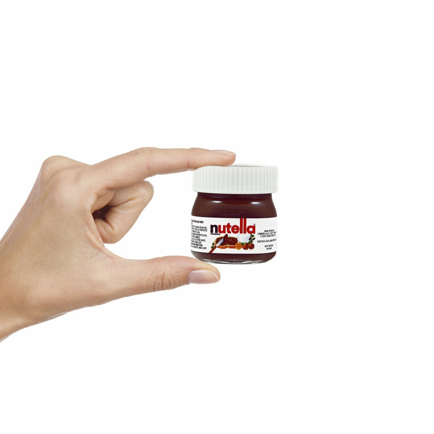 Шоколадная паста Ferrero Nutella Mini (Великобритания), 25 г (упаковка 6 шт) - фотография № 2