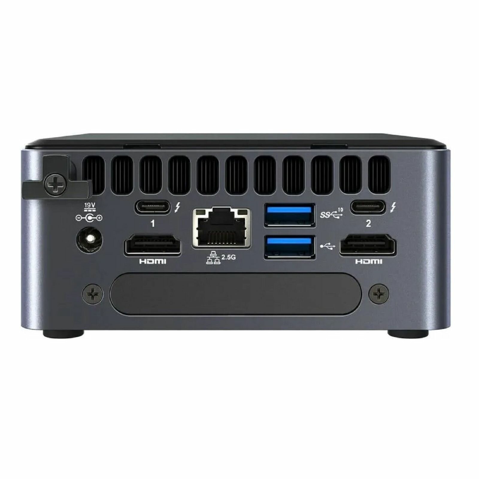 Платформа для сборки Intel NUC 11: Intel Core i3-1115G4, Intel UHD Graphics, Dual HDMI 2.0b, Dual DP 1.4a via Type C, Front: 2xUSB 3.2 Rear: 2xUSB 4 (type C), 1xUSB 3.2,1xUSB 2.0 Internal: 1xUSB 3.2, - фото №4