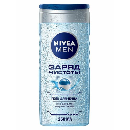 Гель для душа NIVEA Заряд чистоты для мужчин 250 мл гель для душа nivea заряд чистоты гель для душа