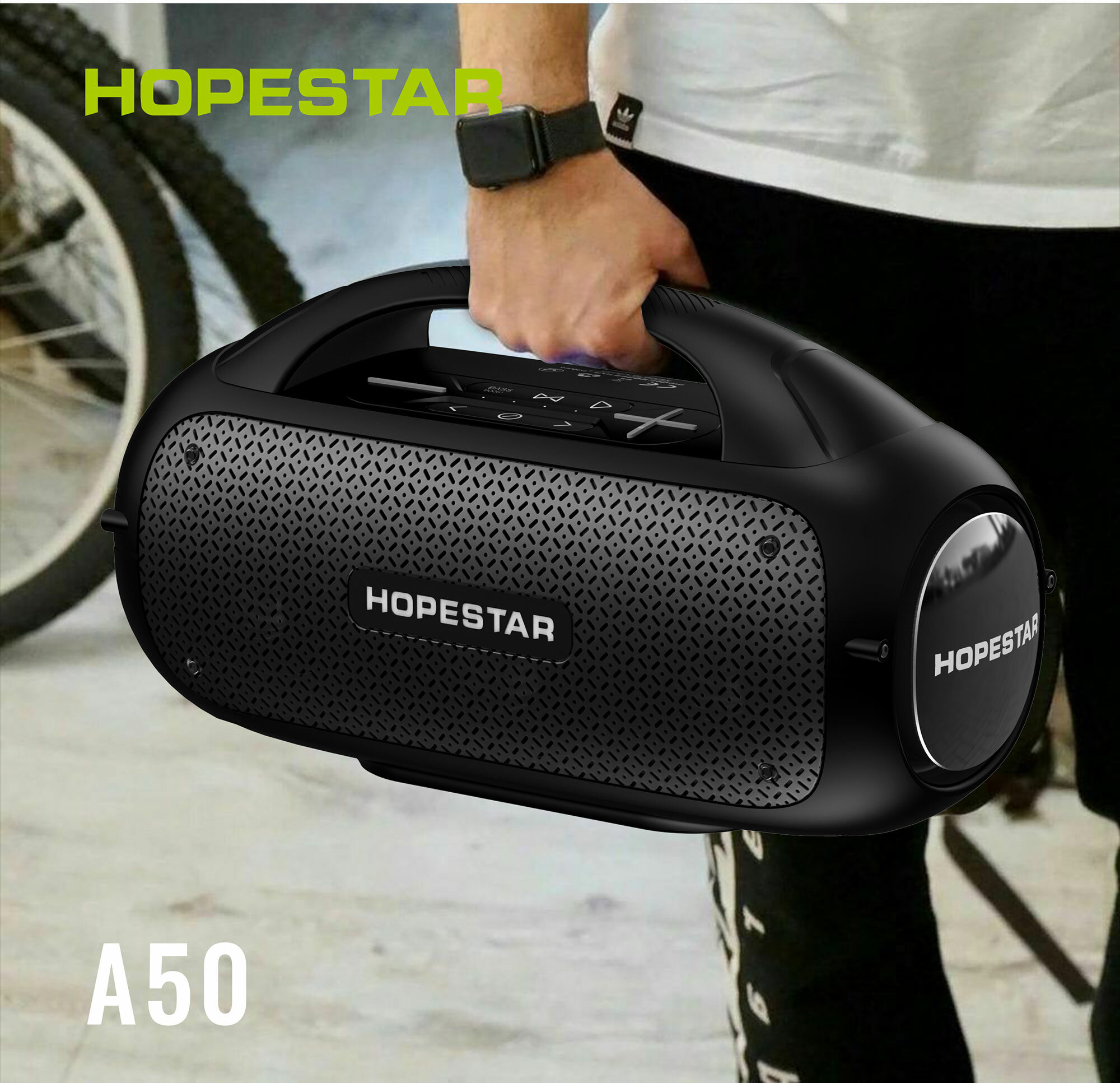 Портативная колонка HOPESTAR A50 80W ХОПСТАР А50 80 Вт