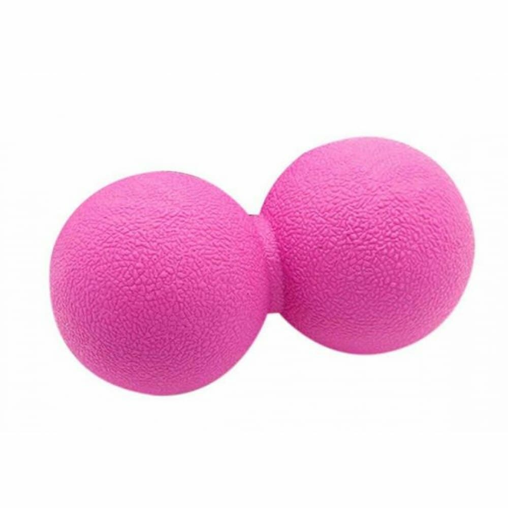 URM Массажный мяч для фитнеса, йоги и пилатеса, сдвоенный, розовый H25108
