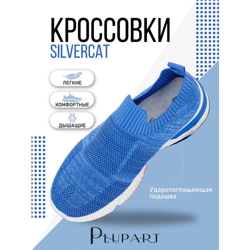 фото Кроссовки silver cat, полнота r, размер 38, голубой